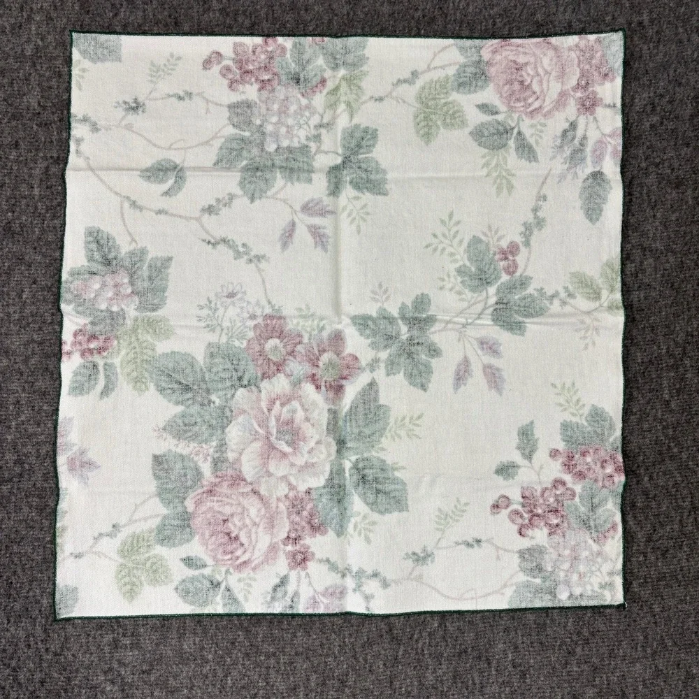 Waverly Home Fashions Pleasant Valley Colonial Cotton Napkins Set of 9